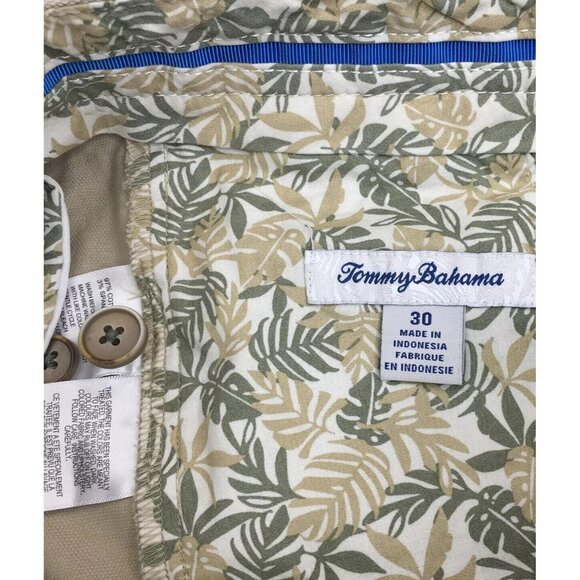 Tommy Bahama Men's size 30 Stone Khaki Twill Coastal Key 10" Casual Cargo Shorts - Picture 4 of 6